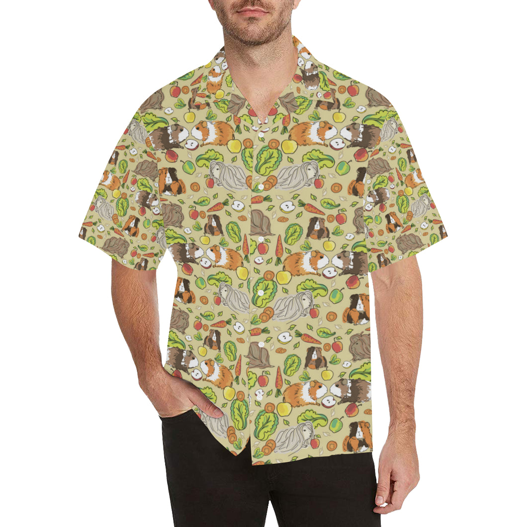 Guinea Pig Pattern Print Design 04 Men's All Over Print Hawaiian Shirt (Model T58)