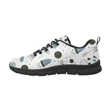 Hand drawn space elements space rocket star planet Men's Sneaker Shoes