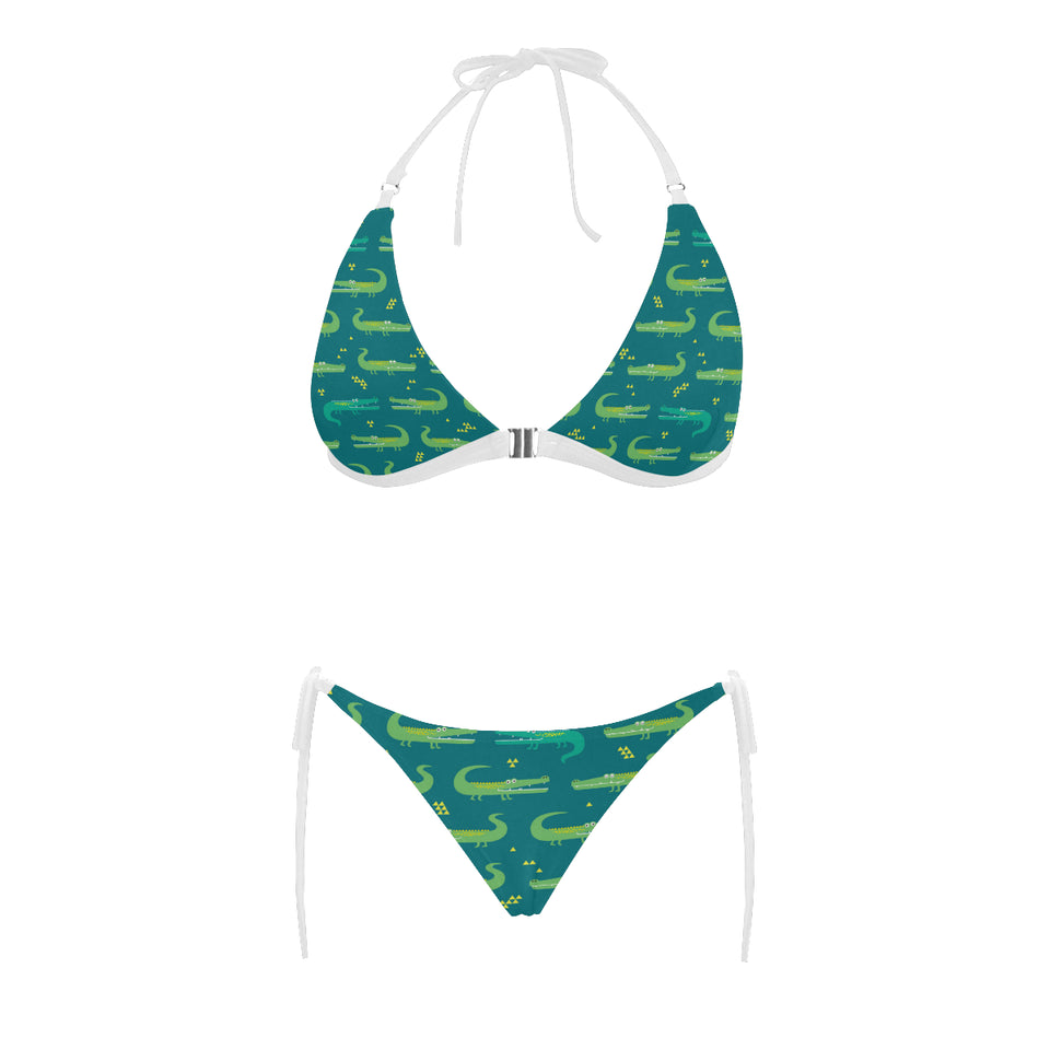Crocodile pattern Sexy Bikinis Two-Piece Swimsuits