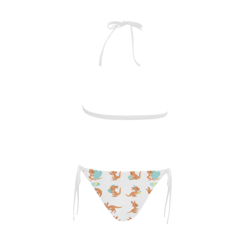 Cute Kangaroo pattern Sexy Bikinis Two-Piece Swimsuits