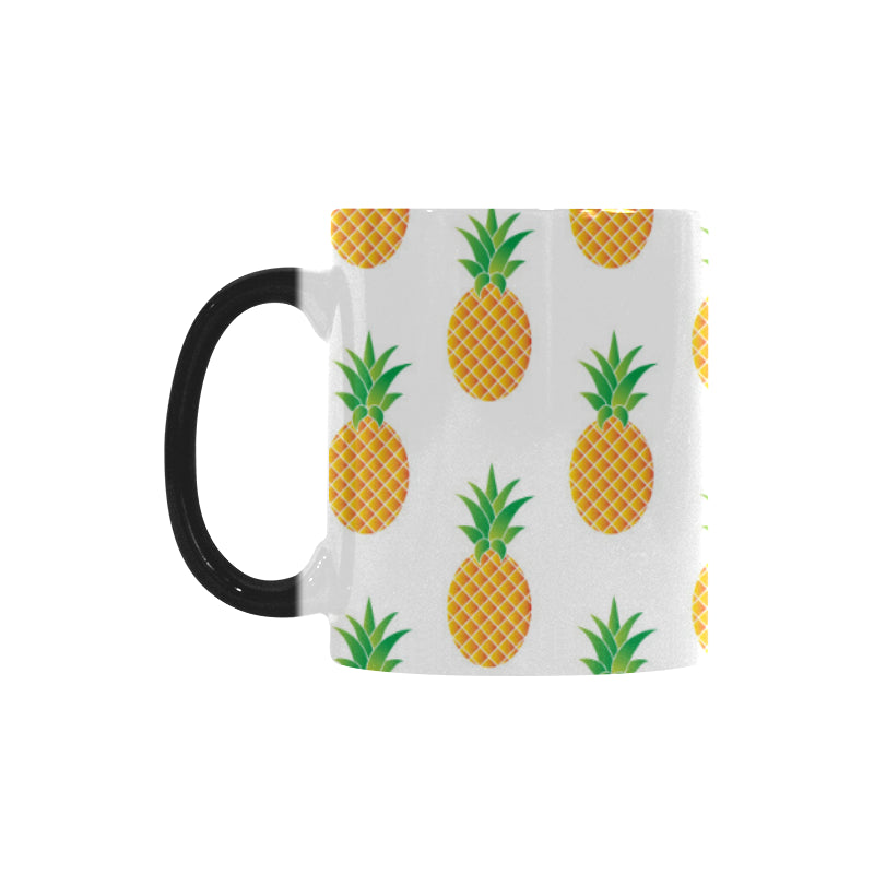 Pineapples pattern Morphing Mug Heat Changing Mug