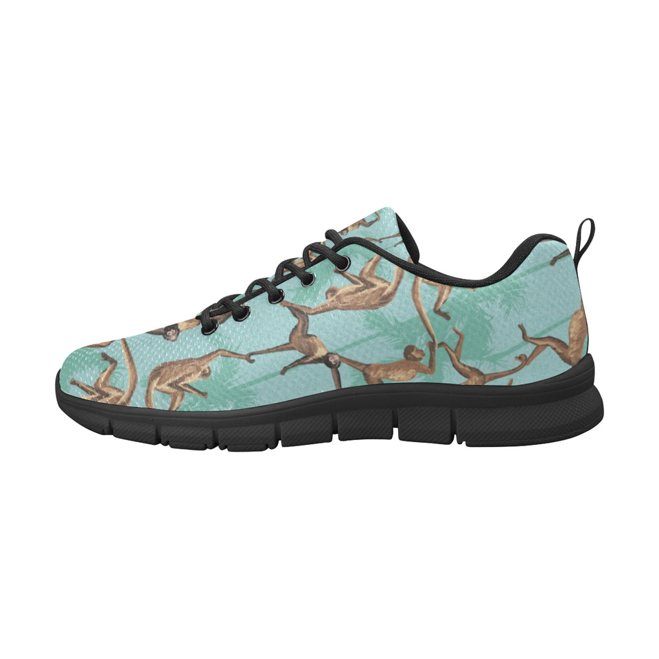 Monkey Palm tree background Women's Sneaker Shoes