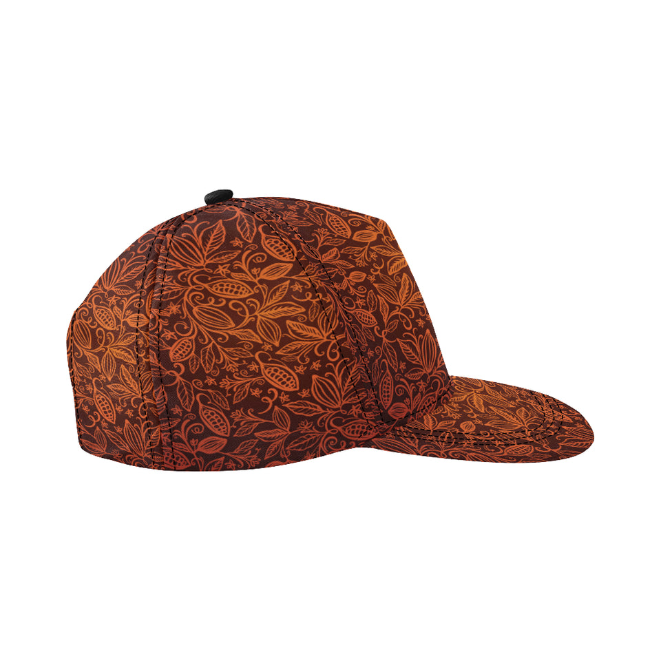 cacao beans tribal polynesian pattern All Over Print Snapback Cap