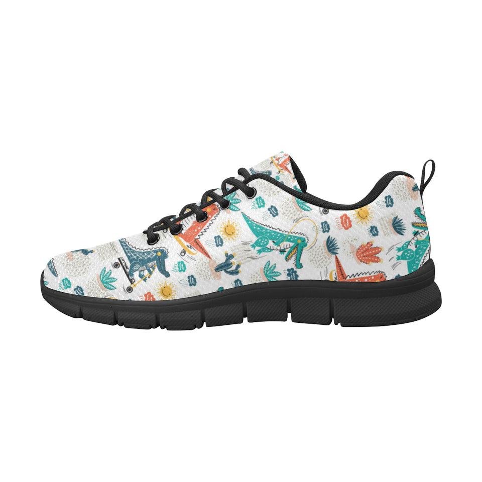 Cute Crocodile Pattern Men's Sneaker Shoes