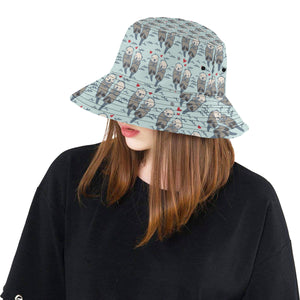 Lovely Sea Otter Pattern Unisex Bucket Hat