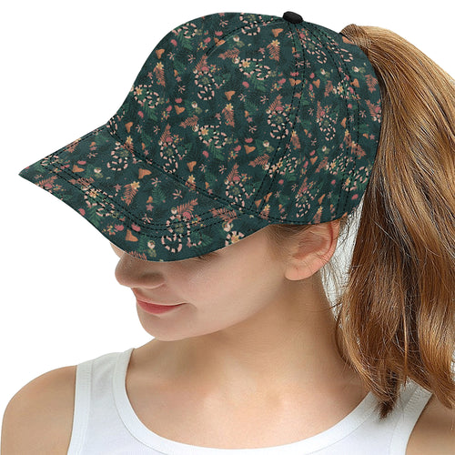 Snake forest pattern All Over Print Snapback Cap