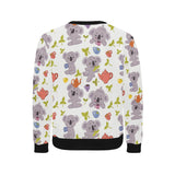 Cute koalas teapots tea Men's Crew Neck Sweatshirt