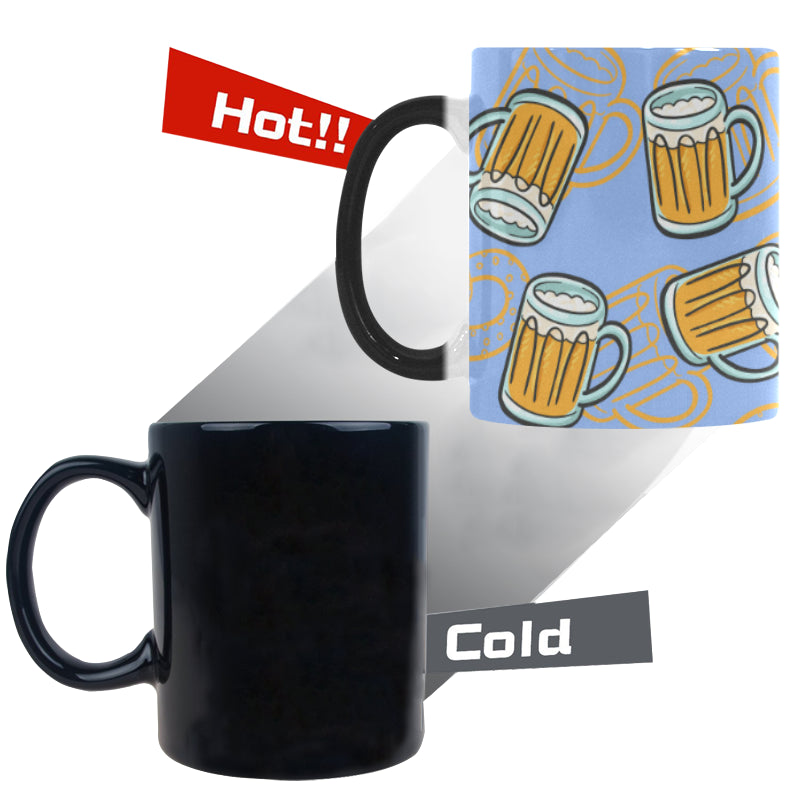 Beer pattern Morphing Mug Heat Changing Mug