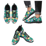 Billiard Ball Pattern Print Design 01 Men's Breathable Sneakers ( Model 055)