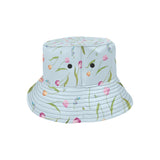 Watercolor Tulips pattern Unisex Bucket Hat