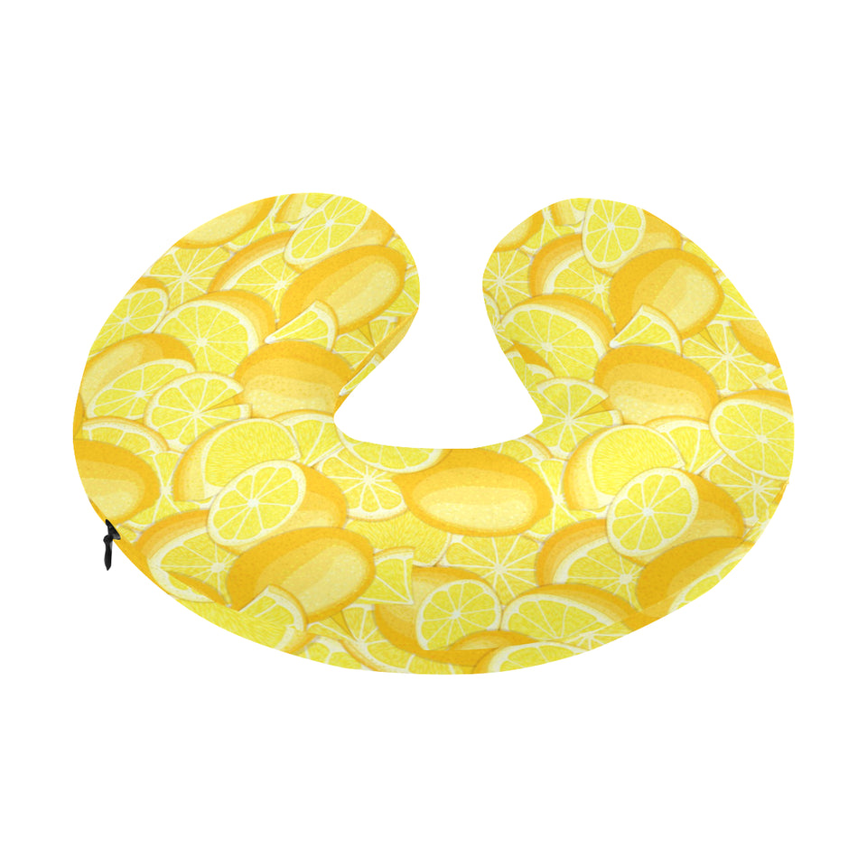 lemon pattern U-Shaped Travel Neck Pillow