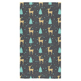 Deers star tree pattern Bath Towel