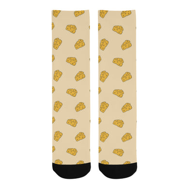 Cheese pattern Crew Socks