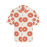 Grapefruit pattern Men's All Over Print Hawaiian Shirt