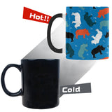 Colorful rhino pattern Morphing Mug Heat Changing Mug
