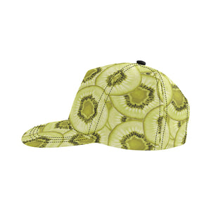 Sliced kiwi pattern All Over Print Snapback Cap