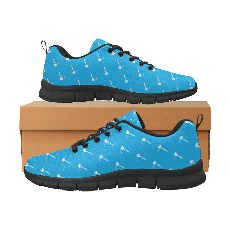 Darts Pattern Print Design 05 Men's Breathable Sneakers ( Model 055)