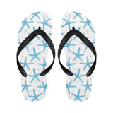 Watercolor starfish pattern Unisex Flip Flops