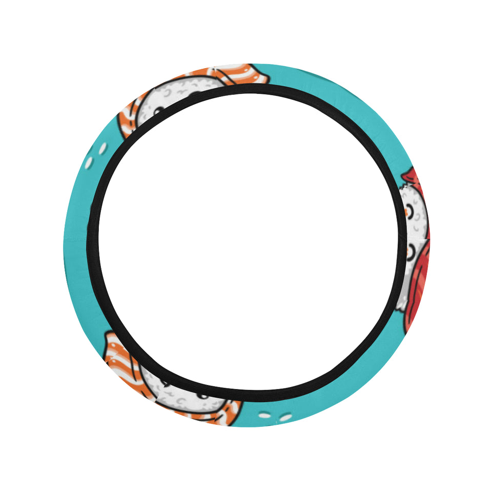 Cute sushi pattern Car Steering Wheel Cover