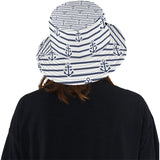 Anchor rope nautical  pattern Unisex Bucket Hat