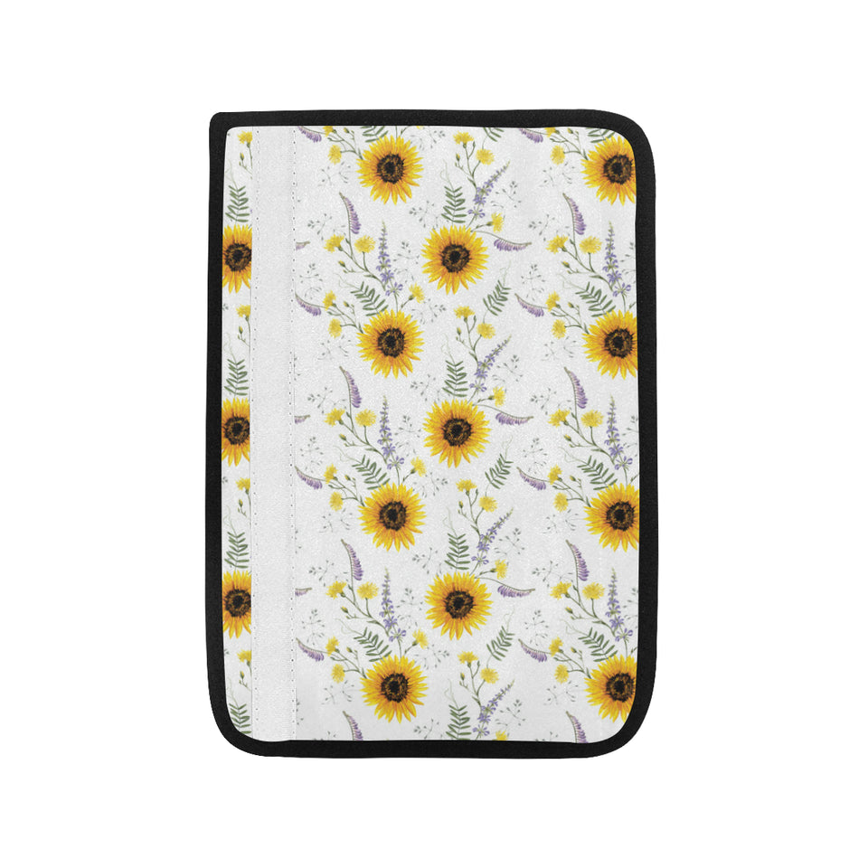 beautiful sunflowers pattern Car Seat Belt Cover