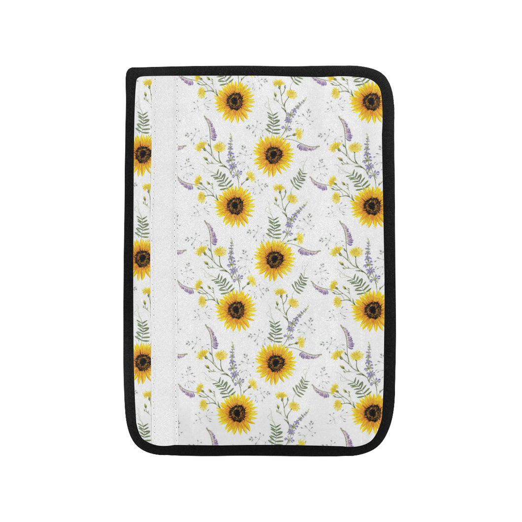 beautiful sunflowers pattern Car Seat Belt Cover