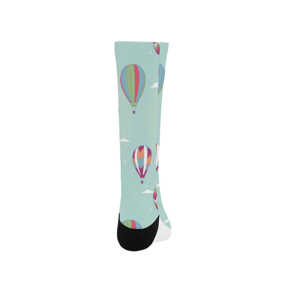 Hot Air Balloon design Pattern Crew Socks