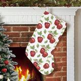 Red apples pattern Christmas Stocking