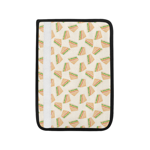 Sandwich Pattern Print Design 01 Car Seat Belt Cover
