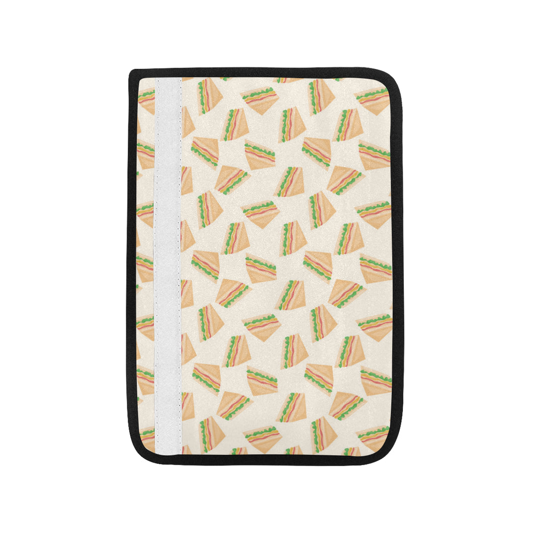 Sandwich Pattern Print Design 01 Car Seat Belt Cover