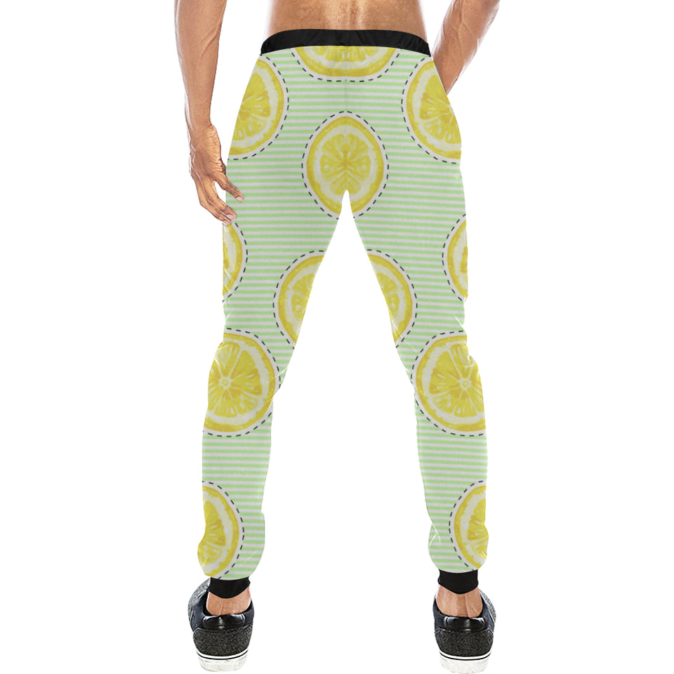 slice of lemon pattern Unisex Casual Sweatpants