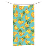 Banana Palm Leaves pattern background Bath Towel