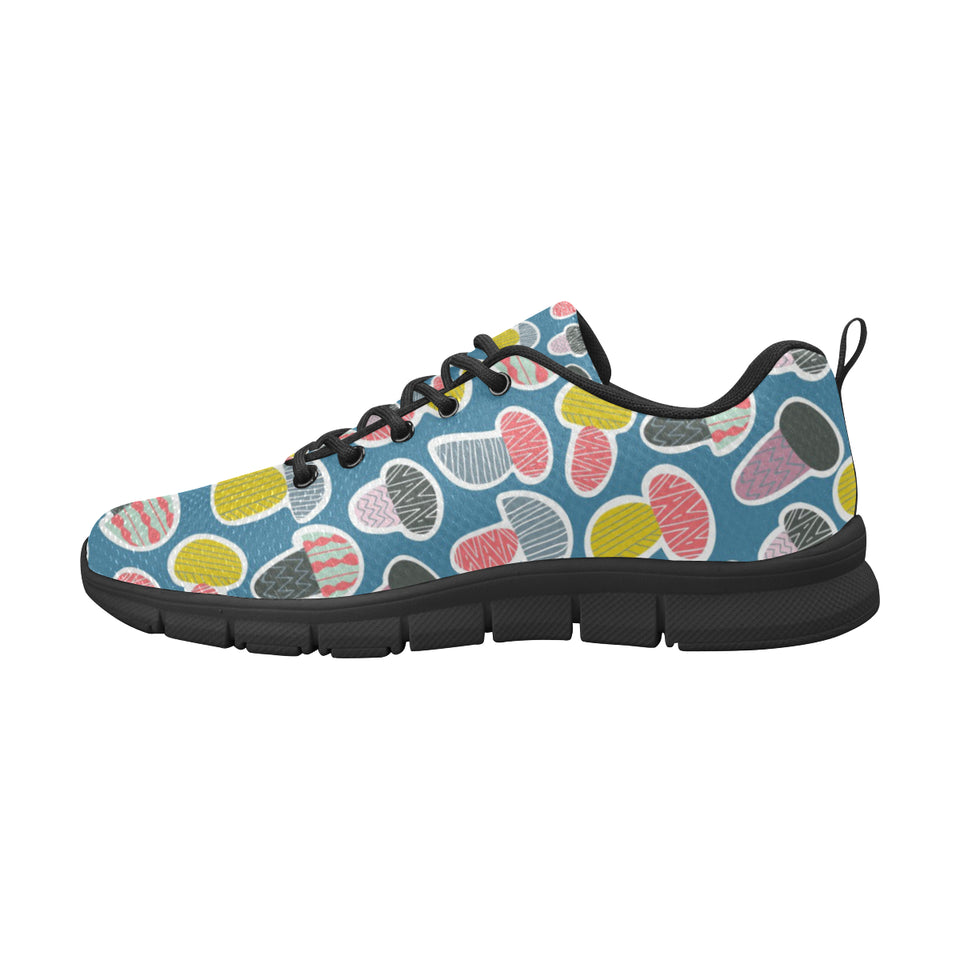 Colorful mushroom design pattern Men's Sneaker Shoes