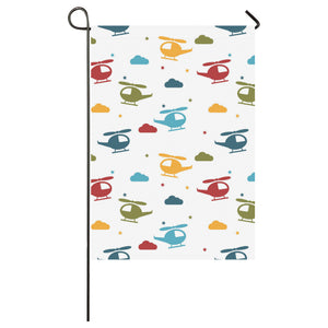 Colorful helicopter pattern House Flag Garden Flag