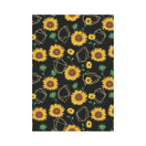 sunflower golden polygonal shapes House Flag Garden Flag