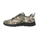 Monkey tropical leaves background Men's Sneaker Shoes