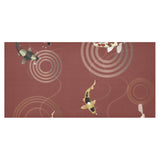 Fancy Carp red background Tablecloth