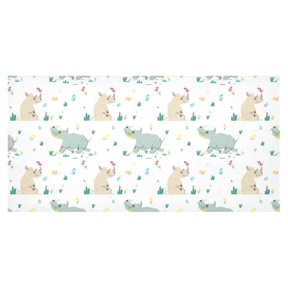 Cute Rhino pattern Tablecloth