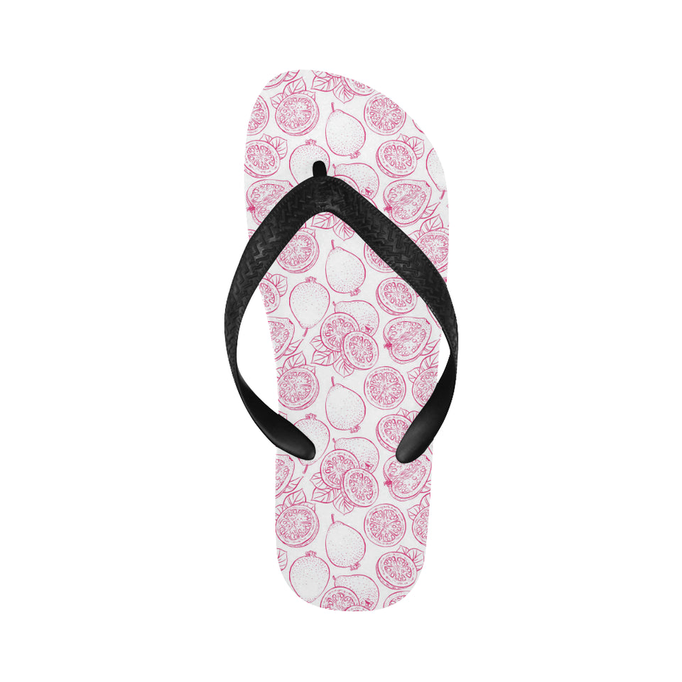 Sketch guava pattern Unisex Flip Flops