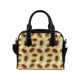 Watercolor papaya pattern Shoulder Handbag