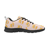 Cute shiba inu dog pattern Women's Sneaker Shoes