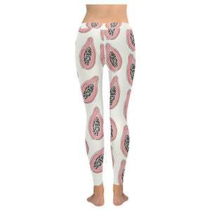 papaya pattern Women's Legging Fulfilled In US
