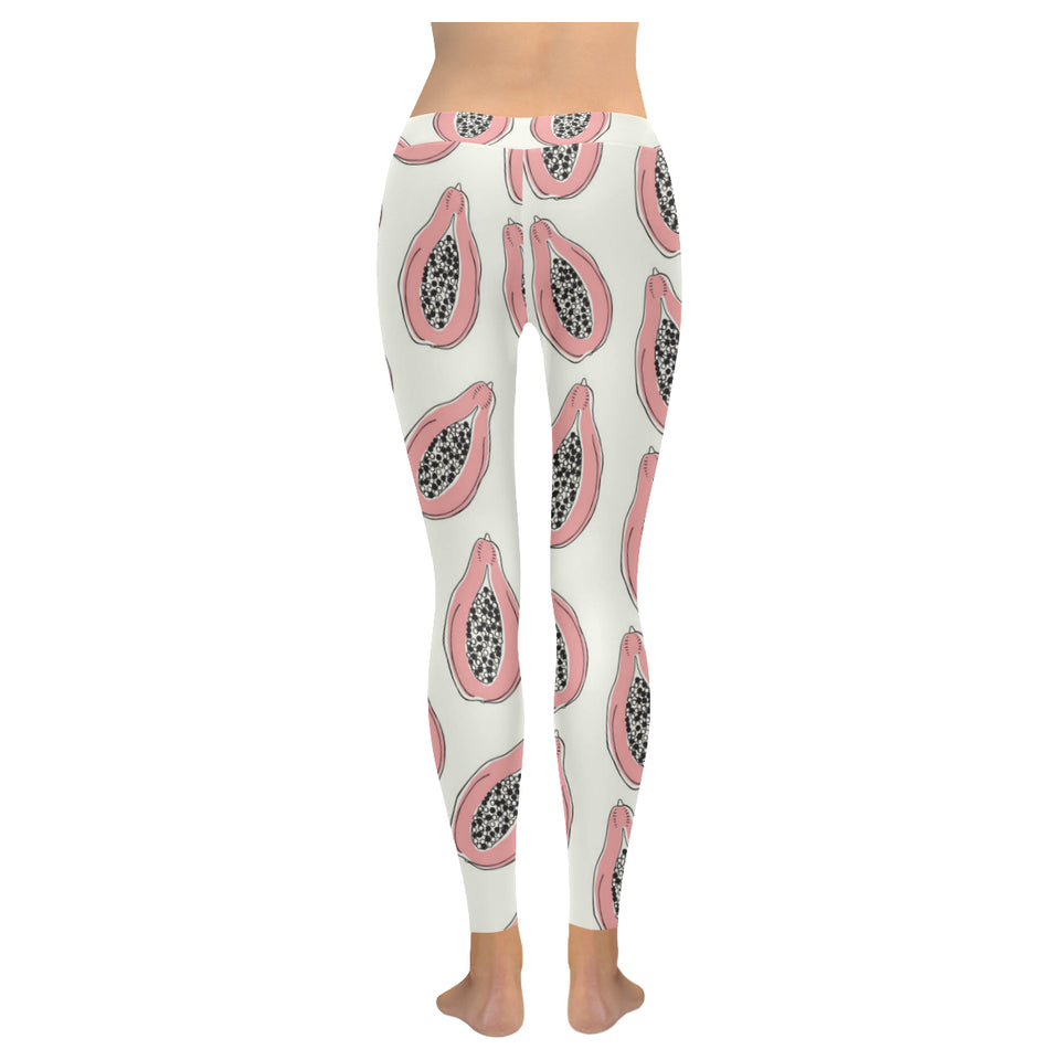 papaya pattern Women's Legging Fulfilled In US