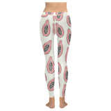 papaya pattern Women's Legging Fulfilled In US