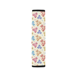 Teddy Bear Pattern Print Design 05 Car Seat Belt Cover