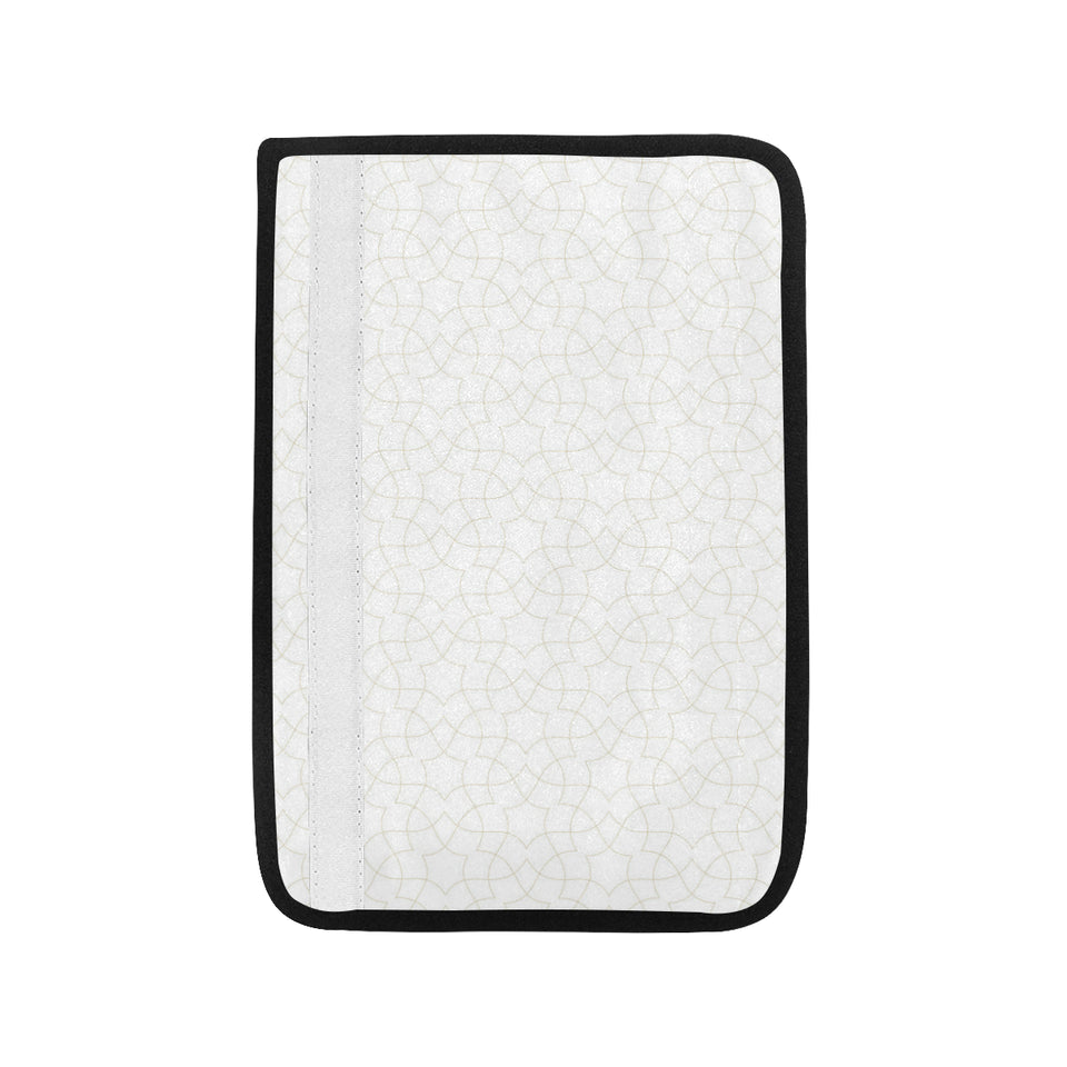 arabic white pattern Car Seat Belt Cover