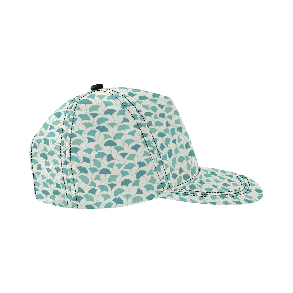 Green ginkgo leaves pattern All Over Print Snapback Cap