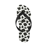 Cow skin pattern Unisex Flip Flops