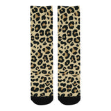 Leopard print design pattern Crew Socks