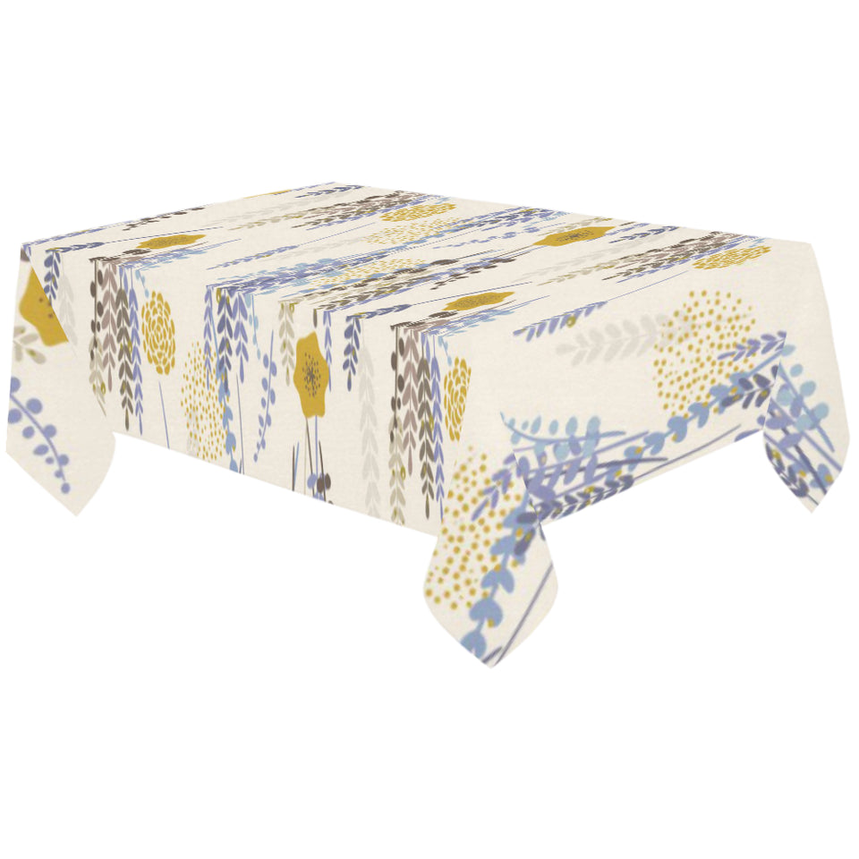 Lavender modern pattern blackground Tablecloth
